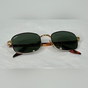 B&L USA Ray-Ban W2190 NTAS Sidestreet Crosswalk Tortoise Gold Sunglasses